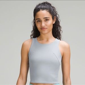 LULULEMON WUNDER TRAIN CHAMBRAY COLOR TANK SZ 14